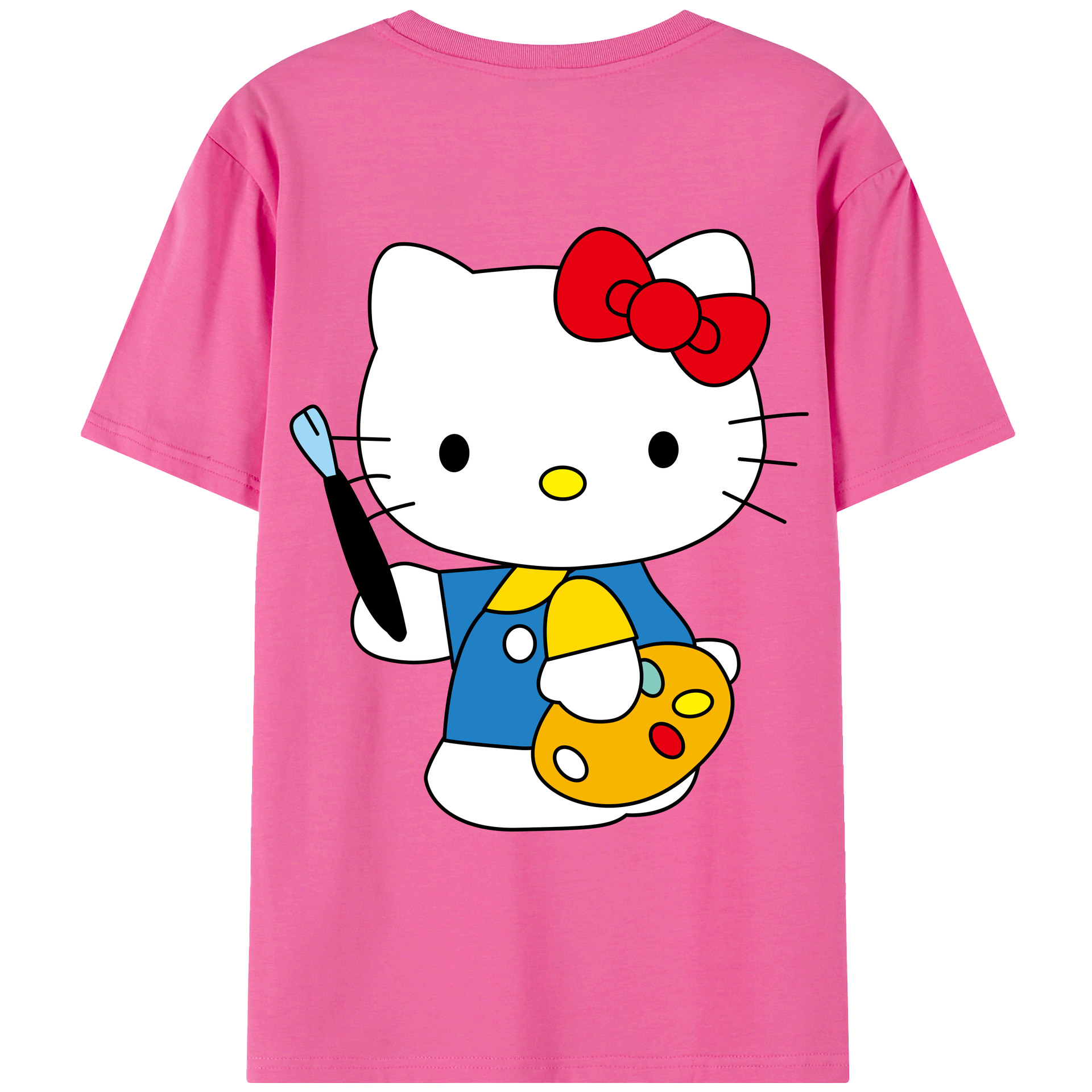 （画像用） Hello Kitty ハローキティ レディース半袖Tシャツ(バックプリント)